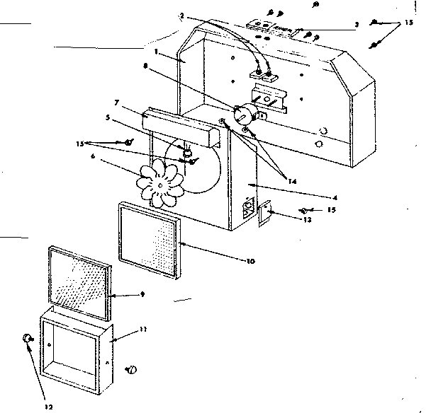 Ductless range hood