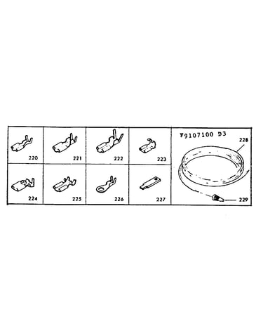 Wiring and wiring terminals