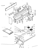 Backguard and cooktop assembly
