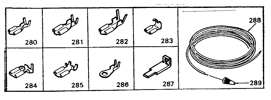 Wiring and wiring terminals