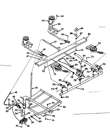 Burner section