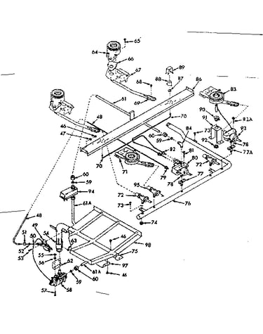 Burner section