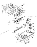 Backguard & main top section