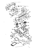 Backguard and main top section