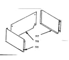 Kenmore 6479167060 oven liner kit diagram