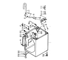 Kenmore 1107003400 cabinet parts diagram