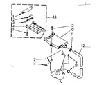 Kenmore 1107003400 filter assembly diagram