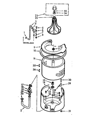 Tub and basket assembly