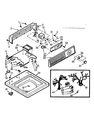 Top and console assembly