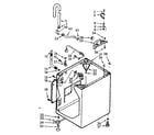 Kenmore 1107003402 cabinet parts diagram