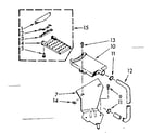Kenmore 1107003402 filter assembly diagram