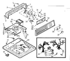 Kenmore 1107003402 top and console assembly diagram