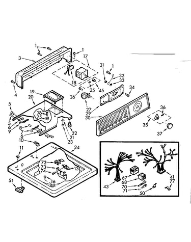 Top and console assembly