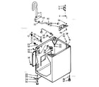 Kenmore 1107003403 cabinet parts diagram