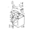 Kenmore 1107003500 cabinet parts diagram