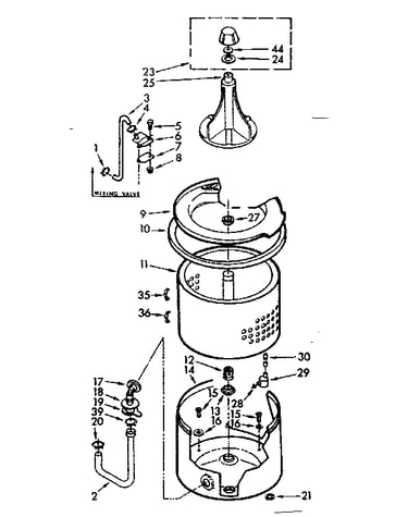 Tub and basket assembly