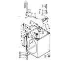 Kenmore 1107003503 cabinet parts diagram