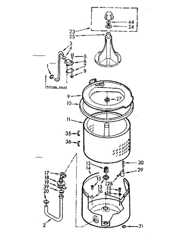 Tub and basket assembly