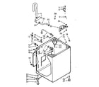 Kenmore 1107003504 cabinet parts diagram
