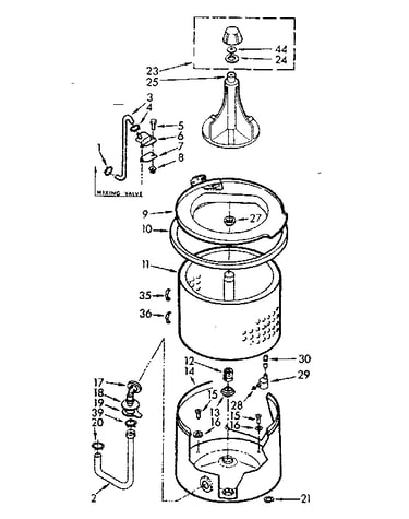 Tub and basket assembly