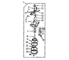 Kenmore 1107003504 pump assembly diagram