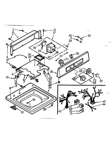 Top and console assembly