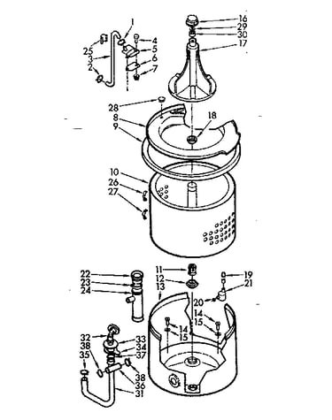 Tub and basket assembly