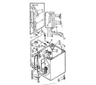 Kenmore 1107005402 cabinet parts diagram