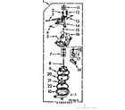 Kenmore 1107005402 pump assembly diagram