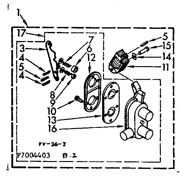 Two way valve assembly