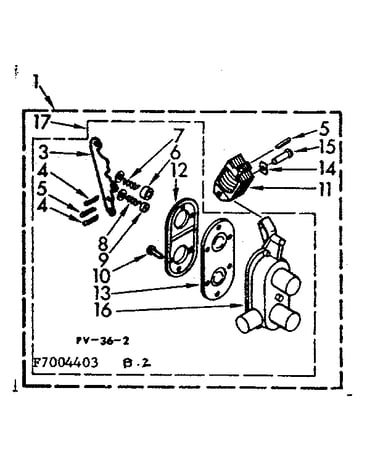 Two way valve assembly