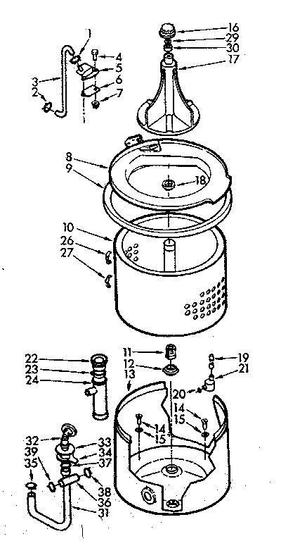 Tub and basket assembly