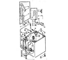Kenmore 1107005406 cabinet parts diagram