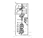 Kenmore 1107005550 pump assembly diagram