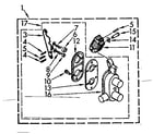 Kenmore 1107005550 two way assembly diagram