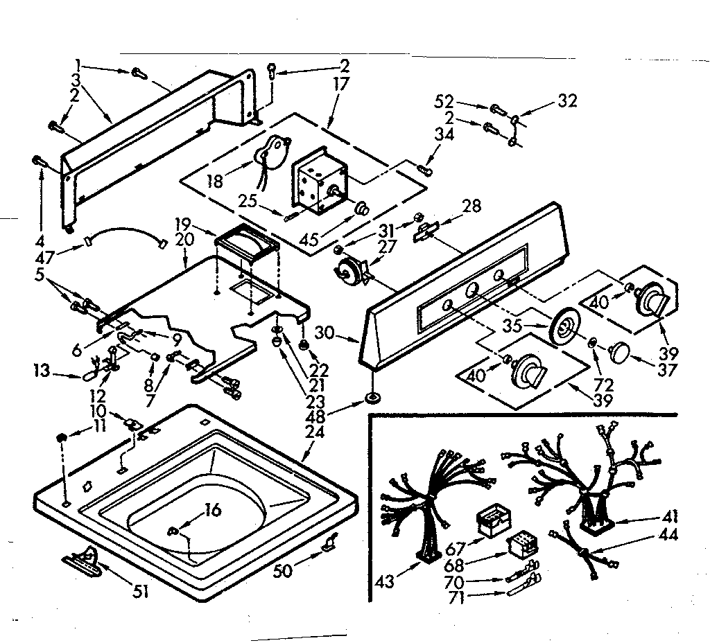 TOP CONSOLE ASSEMBLY
