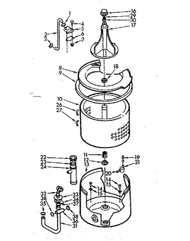 Tub and basket assembly