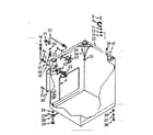 Kenmore 1107004650 cabinet parts diagram