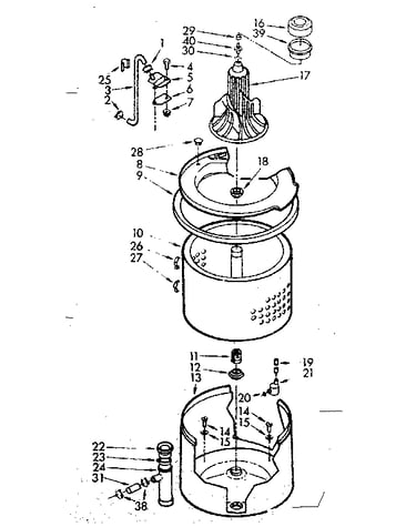 Tub and basket assembly