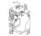 Kenmore 1107004661 cabinet parts diagram