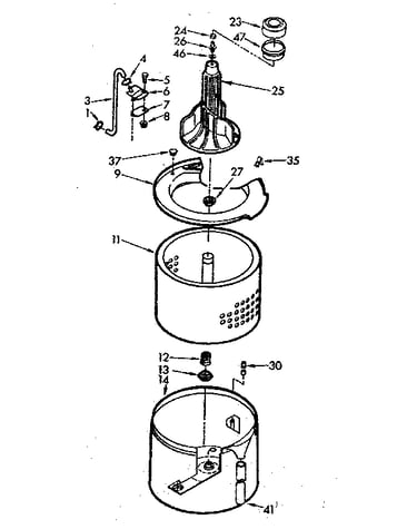 Tub and basket assembly