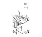 Kenmore 1107004615 cabinet parts diagram