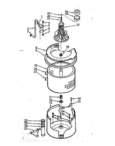 Tub and basket assembly