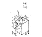 Kenmore 1107005616 cabinet parts diagram