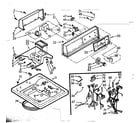 Kenmore 1107005666 top and console assembly diagram
