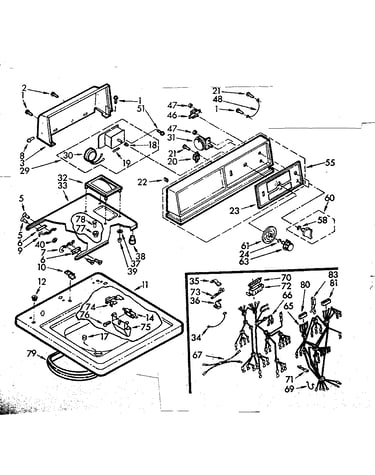 Top and console assembly