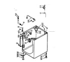 Kenmore 1107005617 cabinet parts diagram