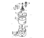 Kenmore 1107004667 tub and basket assembly diagram
