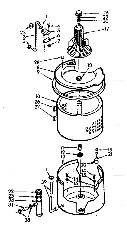 Tub and basket assembly