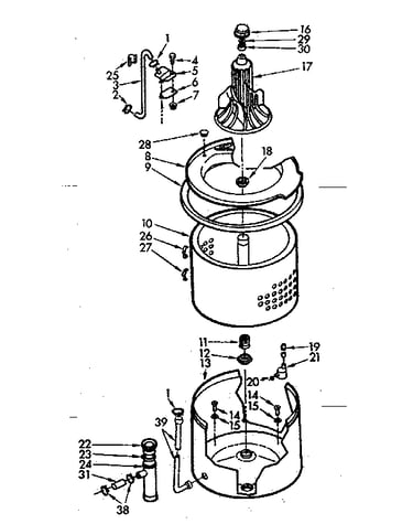 Tub and basket assembly